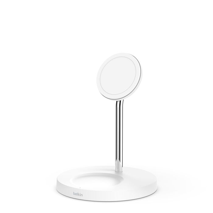 Belkin 2-in-1 iPhone Wireless Charger With Magsafe, 15W Fast Charging