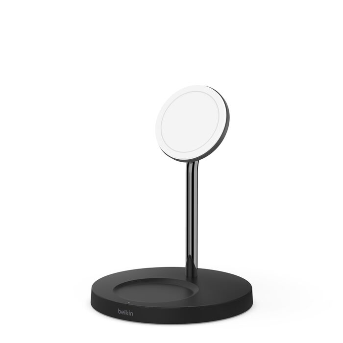 Belkin 2-in-1 iPhone Wireless Charger With Magsafe, 15W Fast Charging