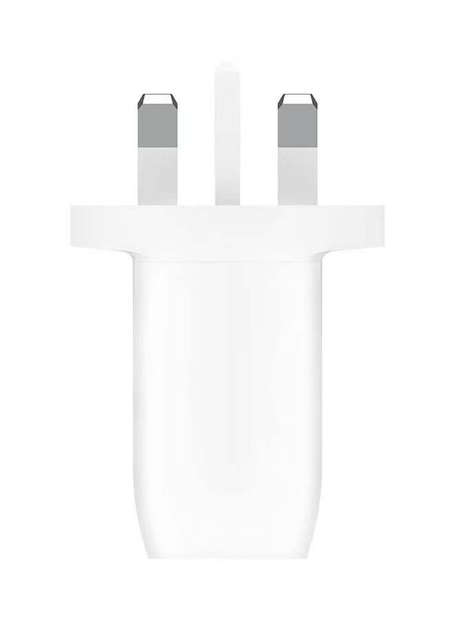 Belkin BoostCharge Dual USB-C Plug with PPS 60W Compatible w/USB-C to Lightning Cable & USB-C to USB-C