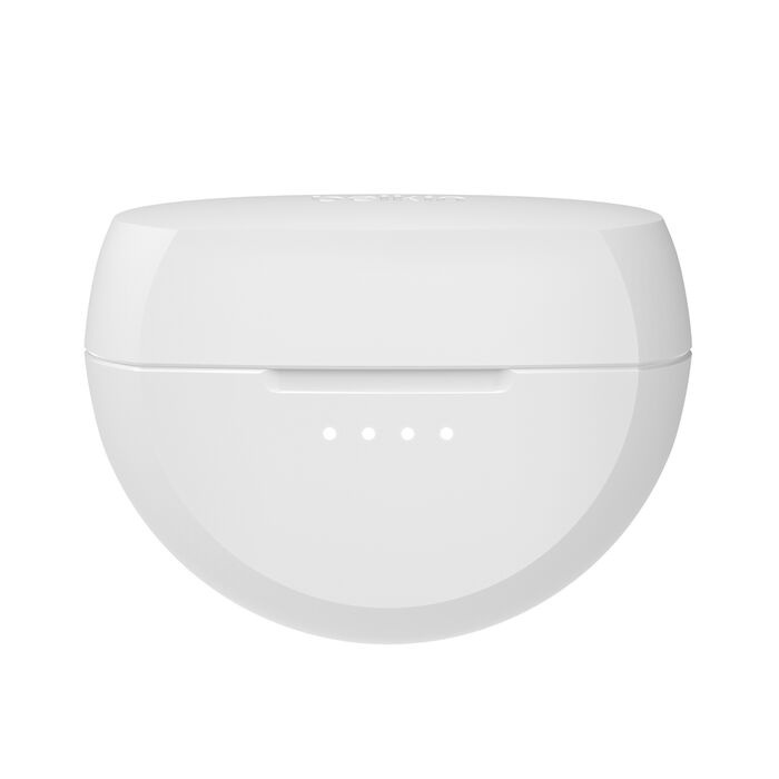 Belkin SoundForm Rhythm True Wireless Earbuds with Built-in Microphone, USB-C Fast Charging, 28H Battery Life