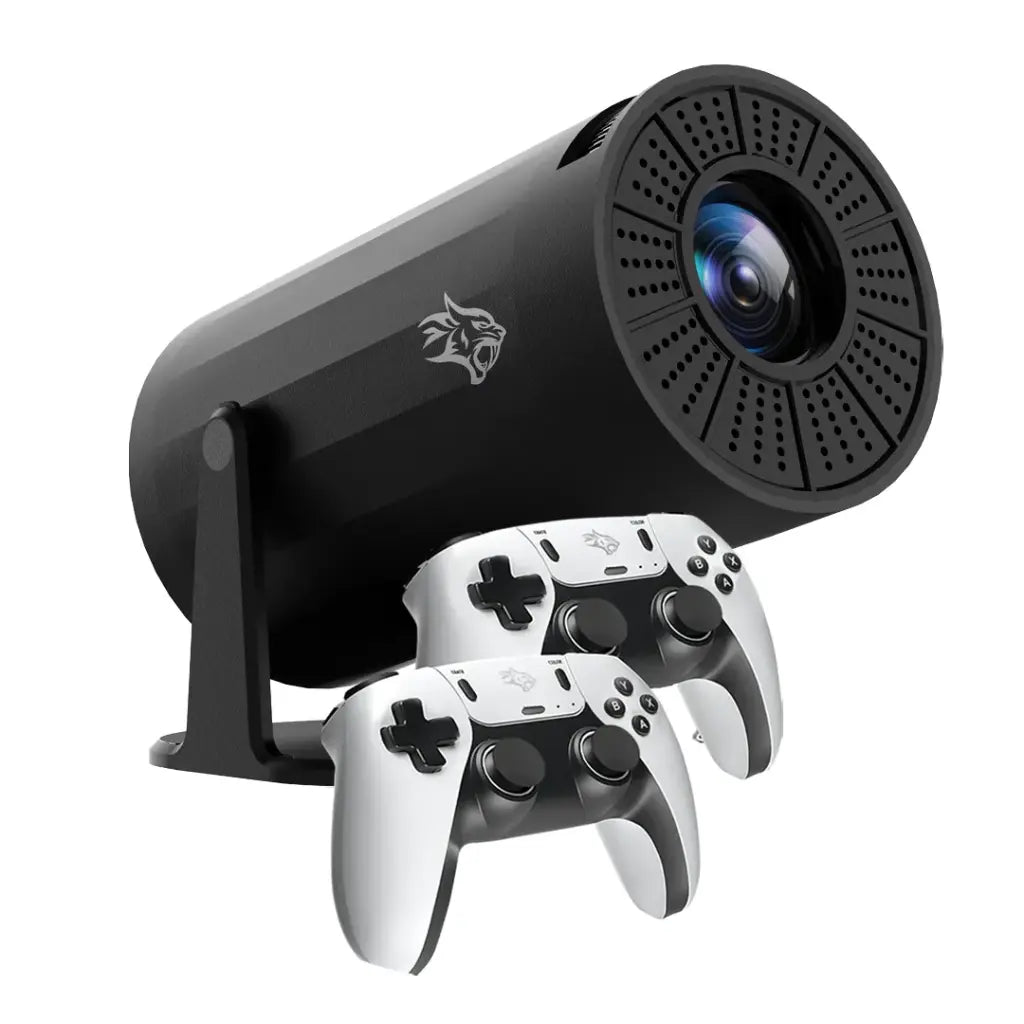 Porodo Gaming 4K Projector Android 11 with Auto Keystone and Gamepad Controller