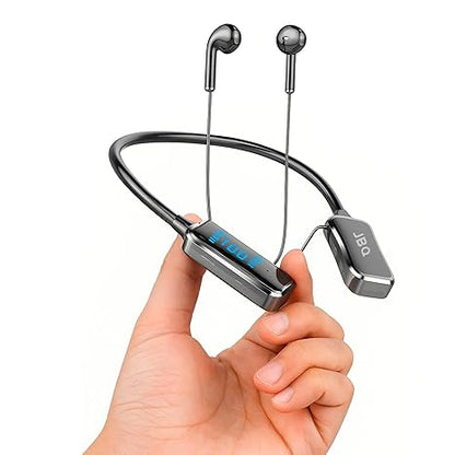 JBQ Professional Neckband For Singing, Calling With Digital Display