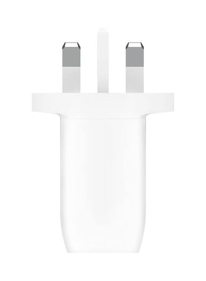 Belkin BoostCharge Dual USB-C Plug with PPS 60W Compatible w/USB-C to Lightning Cable &amp;amp; USB-C to USB-C