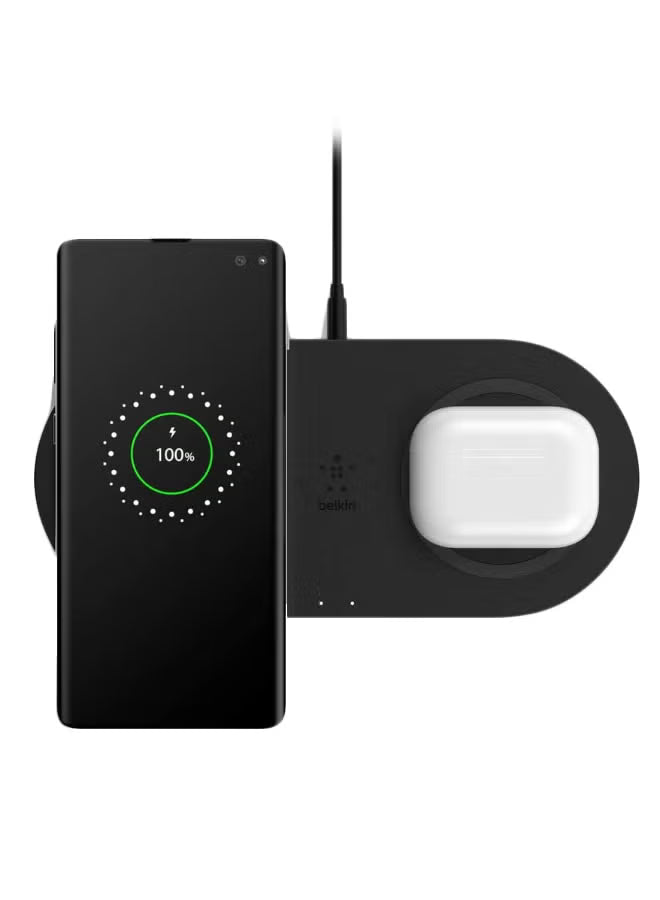 Belkin Dual Wireless Charger Dual Wireless Charging Pad 10W Black
