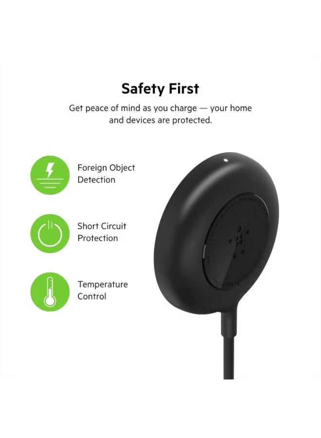 Belkin Magnetic Wireless Charger Pad 7.5W - Magsafe Compatible Apple Wireless Charger