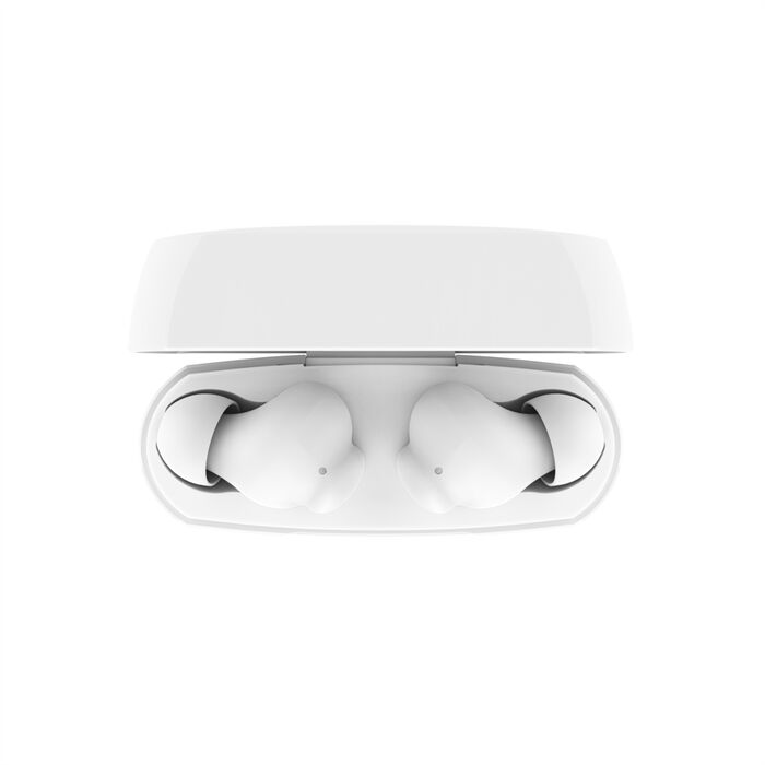 Belkin SoundForm Rhythm True Wireless Earbuds with Built-in Microphone, USB-C Fast Charging, 28H Battery Life