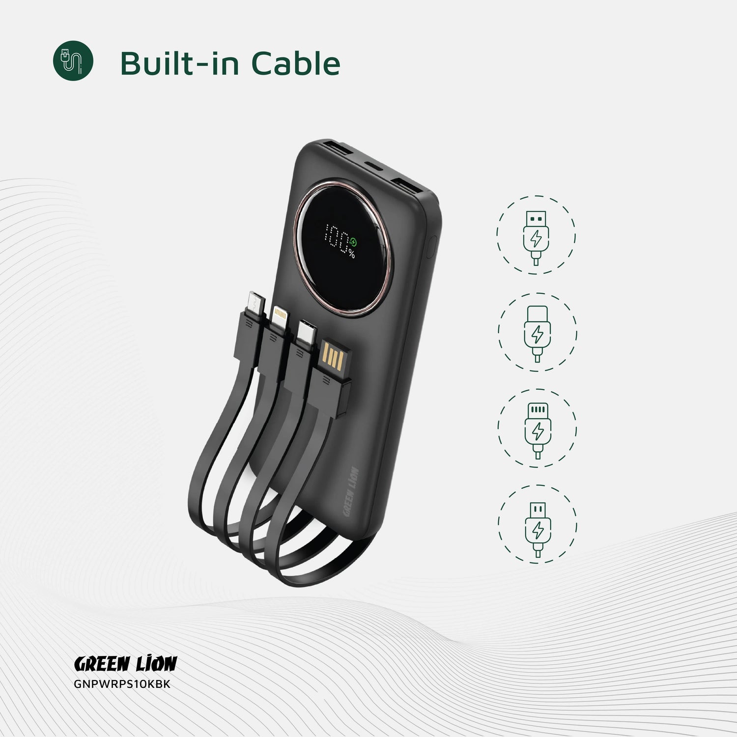 Green Lion Power Pulse 10000 mAh Powerbank PD 22.5W