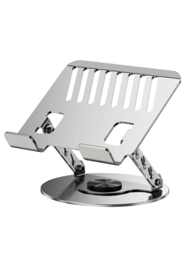 JBQ Flexible Ultra-Slim Laptop Stand - Adjustable &amp; Rotating Aluminum Laptop Riser