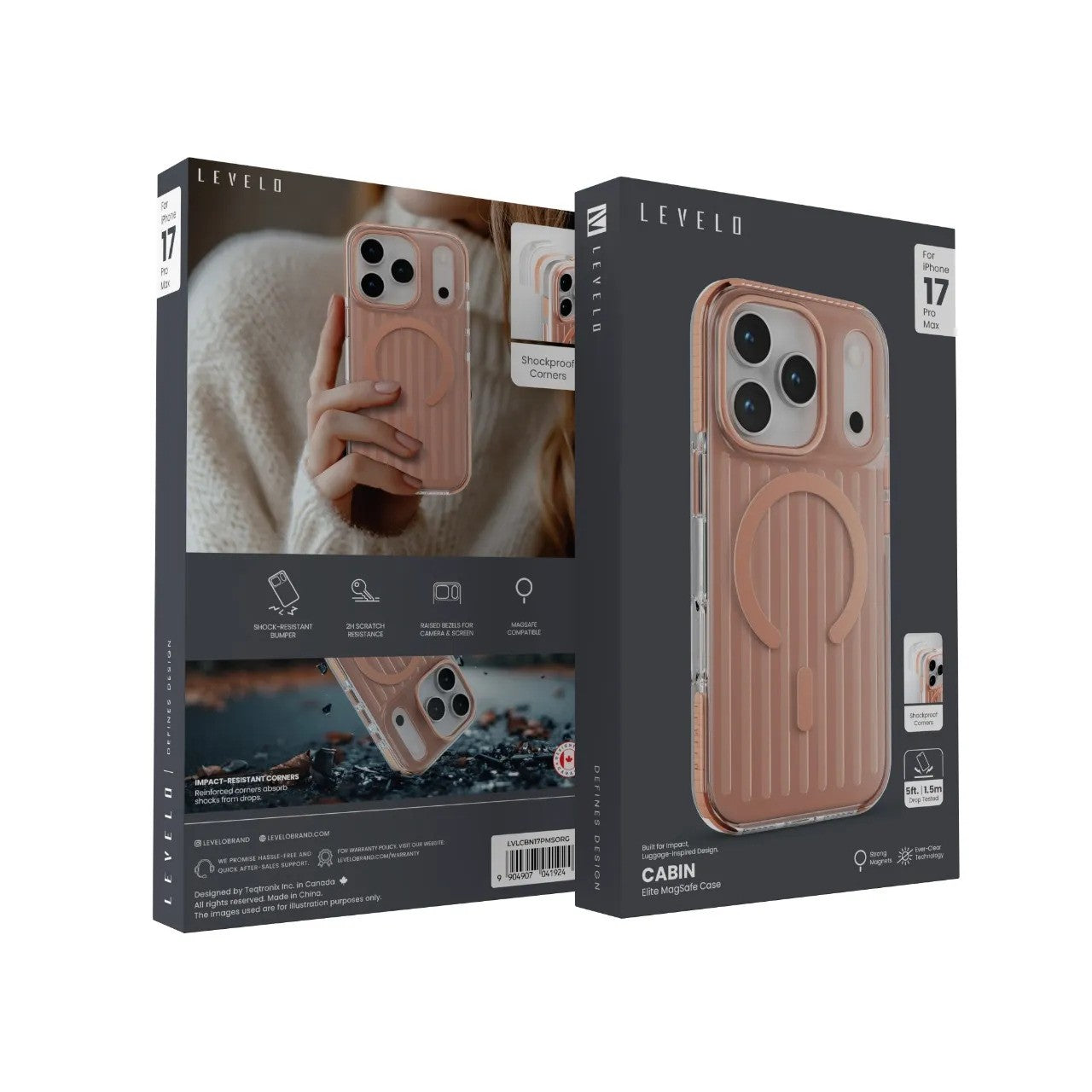 Levelo Cabin Magsafe Case for iPhone 17 Pro Max / Pro