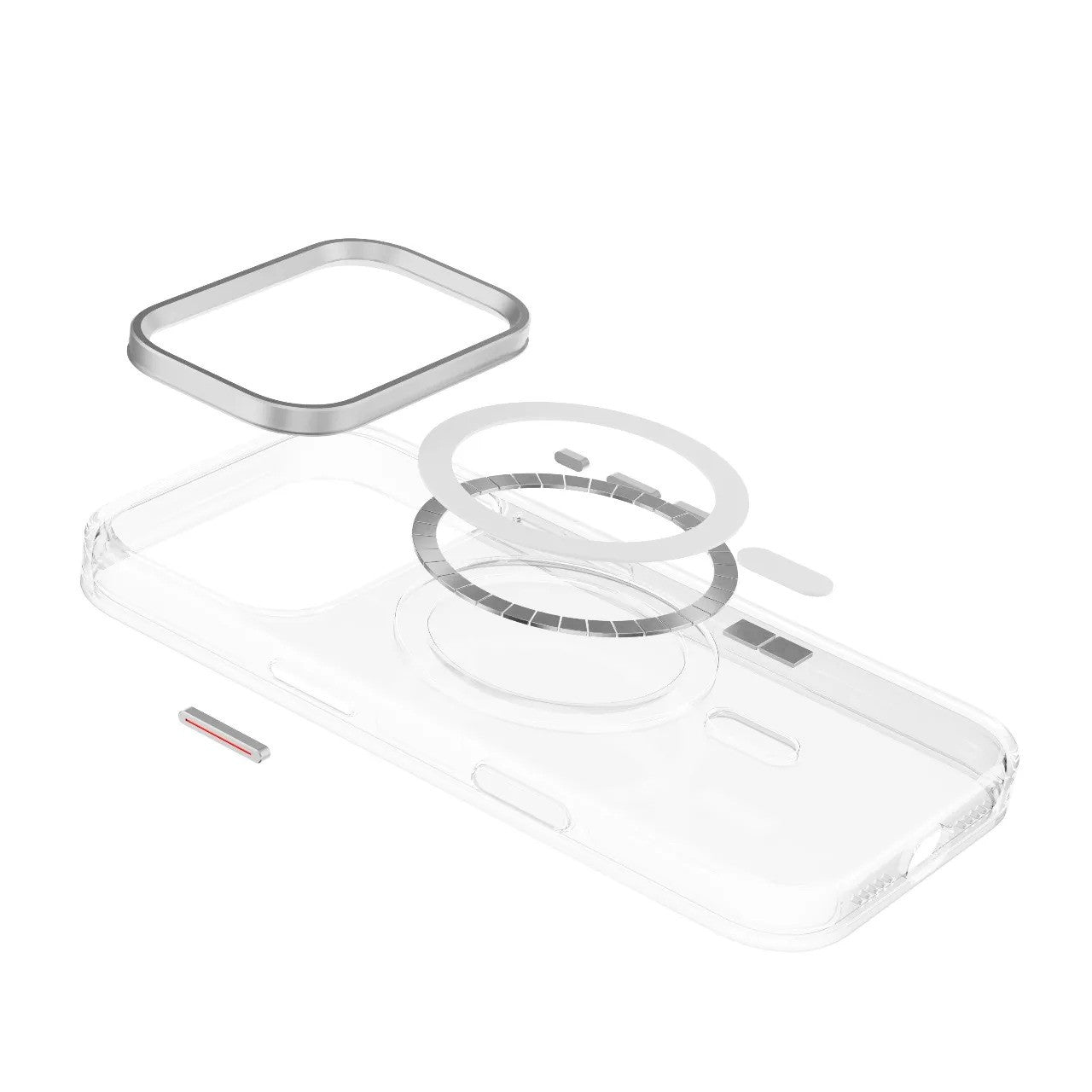 Levelo Transparent Allure PC Hard Case for iPhone 17 Pro Max / Pro